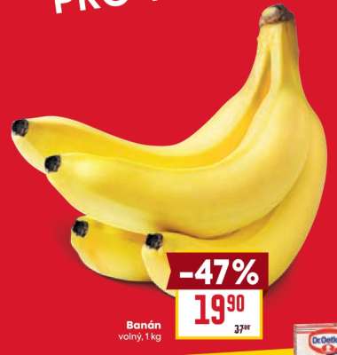 Banán volný, 1 kg