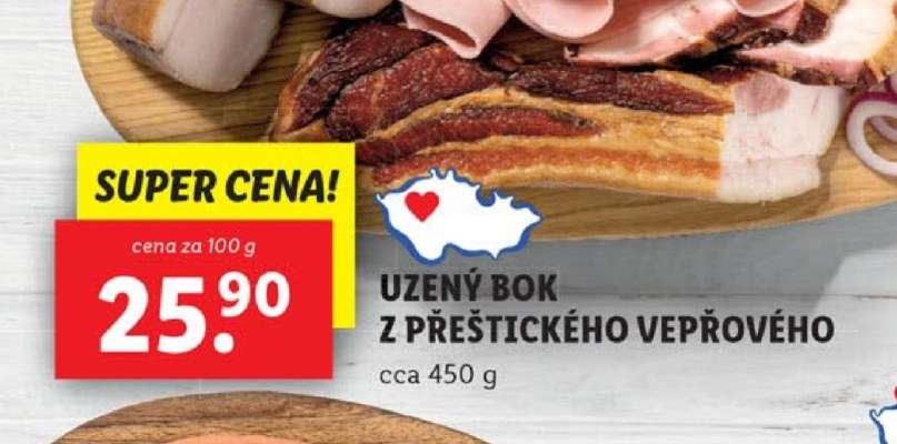 UZENÝ BOK Z PŘEŠTICKÉHO VEPŘOVÉHO