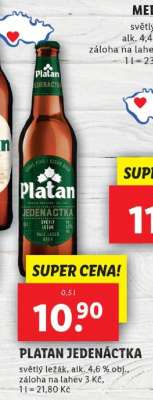 PLATAN JEDENÁCTKA