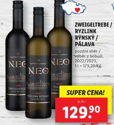 ZWEIGELTREBE / RYZLINK RÝNSKÝ / PÁLAVA