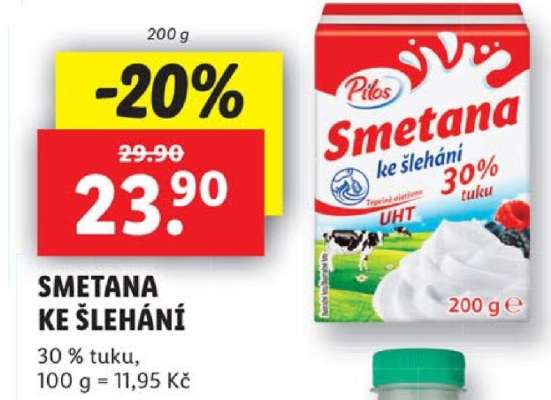 PILOS SMETANA KE ŠLEHÁNÍ