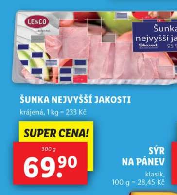 Šunka nejvyšší jakosti