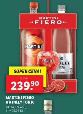 MARTINI FIERO & KINLEY TONIC