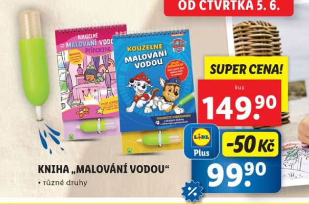 Kniha „Malování vodou“