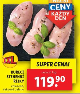 XXL Kuřecí stehenní řízky