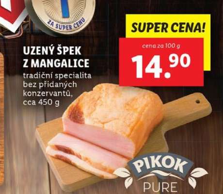 Uzený špek z mangalice