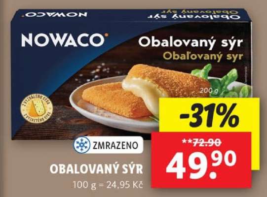 NOWACO Obalovaný sýr