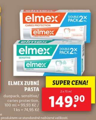 Elmex zubní pasta