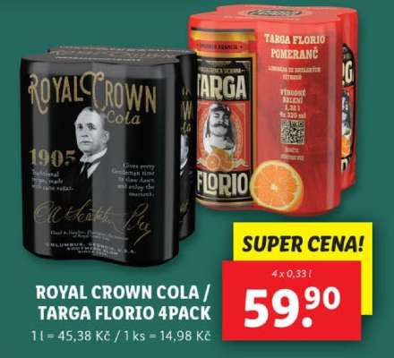 ROYAL CROWN COLA / TARGA FLORIO 4PACK