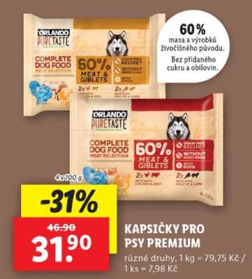 KAPSIČKY PRO PSY PREMIUM