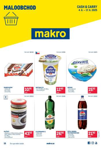 Leták MAKRO - 4.6.2025 - 17.6.2025.