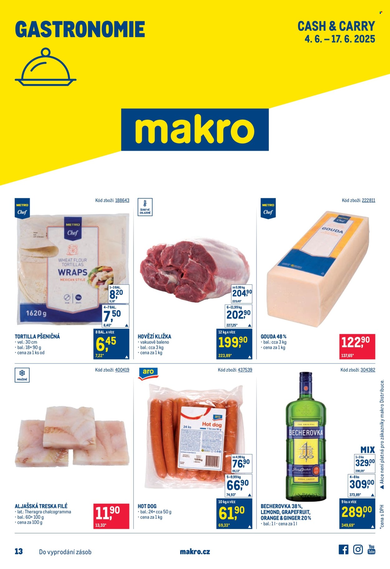 Leták MAKRO - 4.6.2025 - 17.6.2025. Strana 1