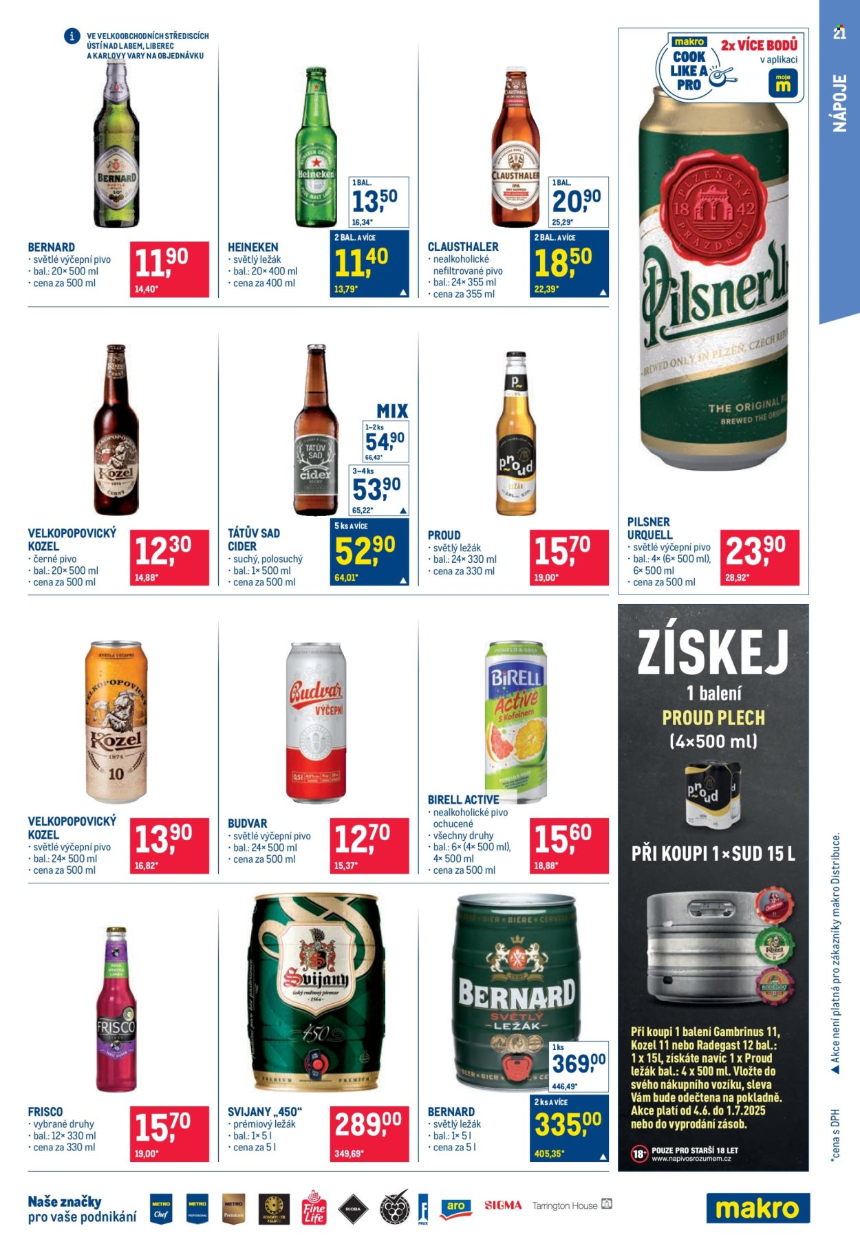Leták MAKRO - 4.6.2025 - 17.6.2025. Strana 21