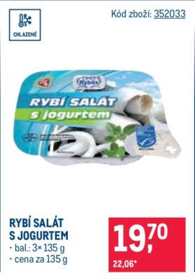 Rybí salát s jogurtem