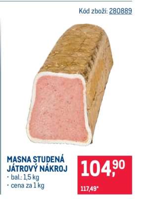 MASNA STUDENÁ JÁTROVÝ NÁKROJ