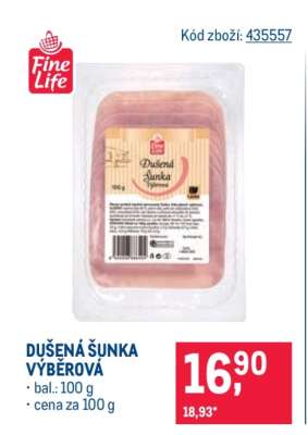 Dušená šunka výběrová