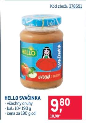 HELLO Svačinka