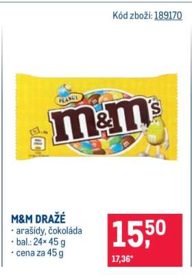 M&M dražé
