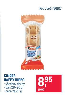Kinder Happy Hippo