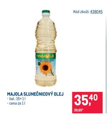 Majola Slunečnicový olej