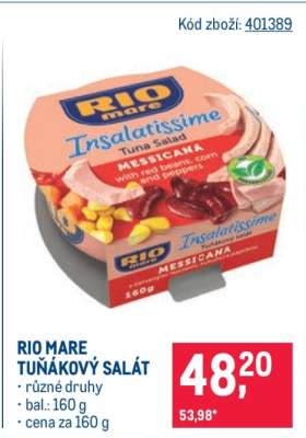 RIO MARE Tuňákový salát