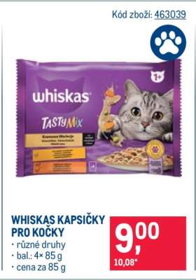 Whiskas kapsičky pro kočky