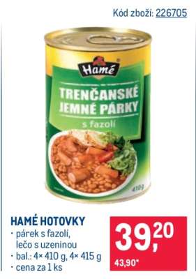 Hamé hotovky