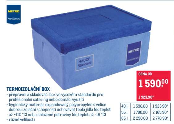 TERMOIZOLAČNÍ BOX