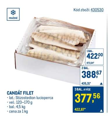Candát – filet