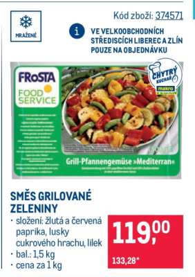 Směs grilované zeleniny
