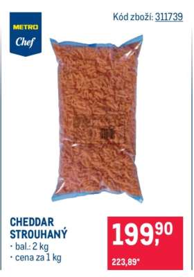 Cheddar strouhaný