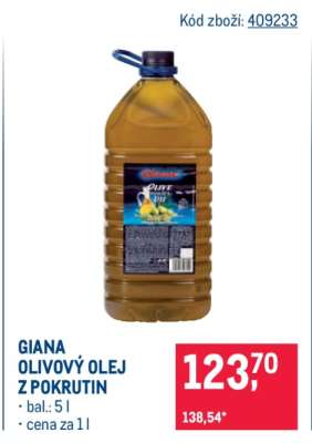 Giana Olivový olej z pokrutin