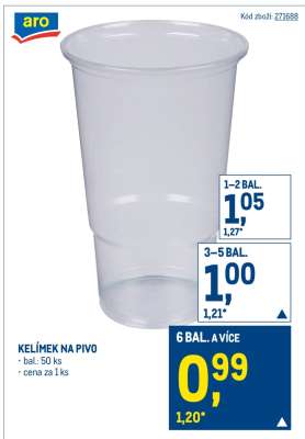 Kelímek na pivo