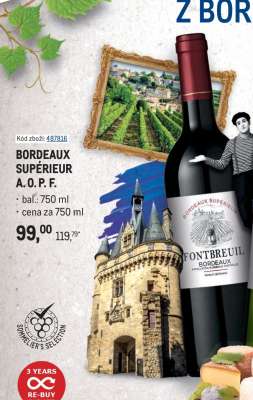 BORDEAUX SUPÉRIEUR A.O.P. F.