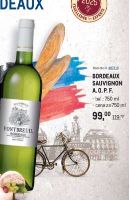 BORDEAUX SAUVIGNON A.O.P. F.
