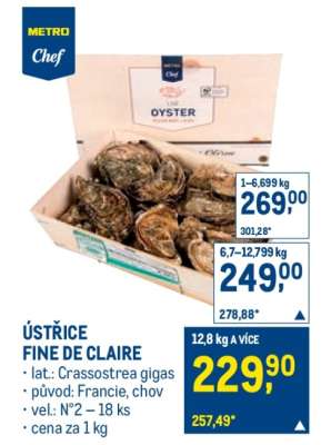 Ústřice Fine de Claire