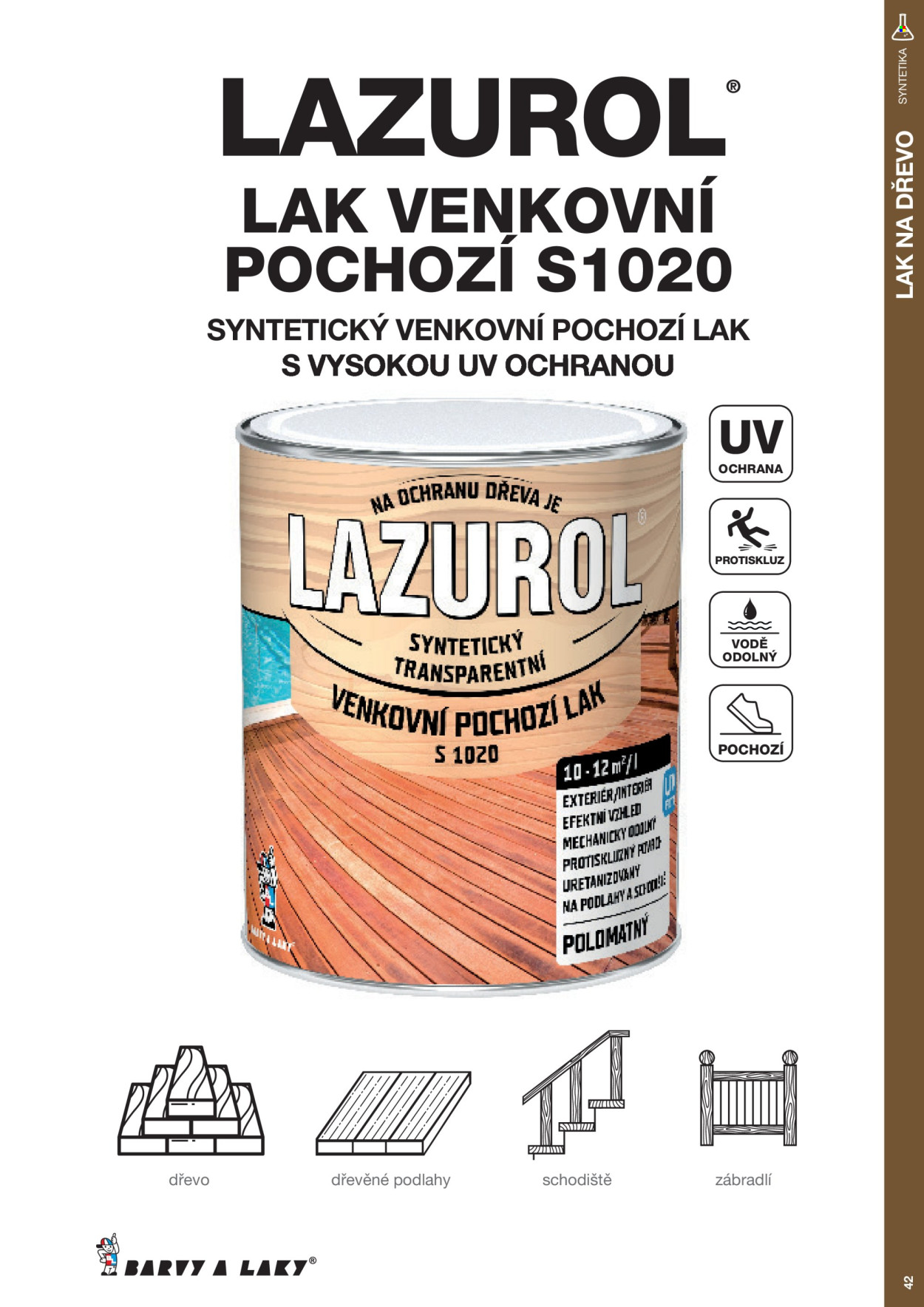 Leták Barvy a laky. Strana 28
