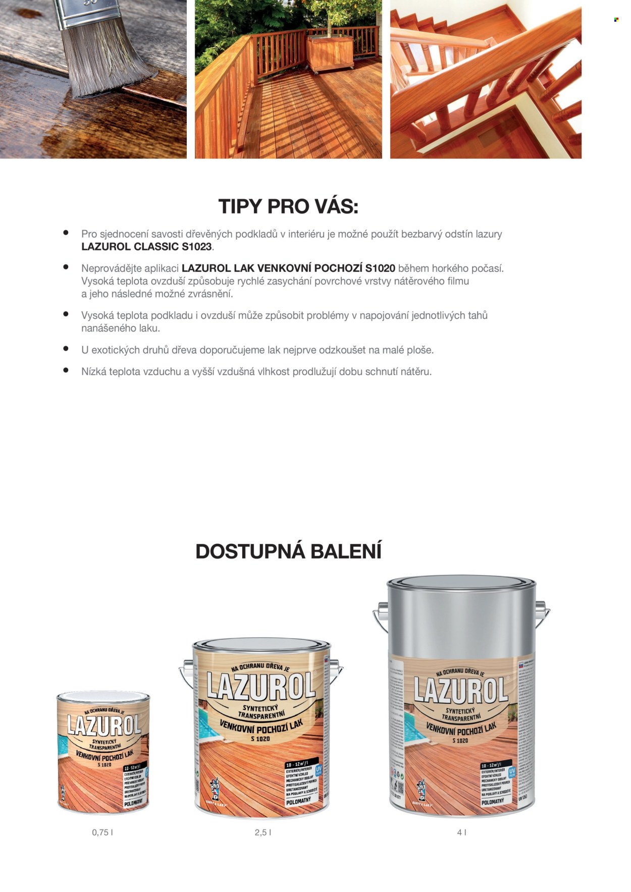 Leták Barvy a laky. Strana 31