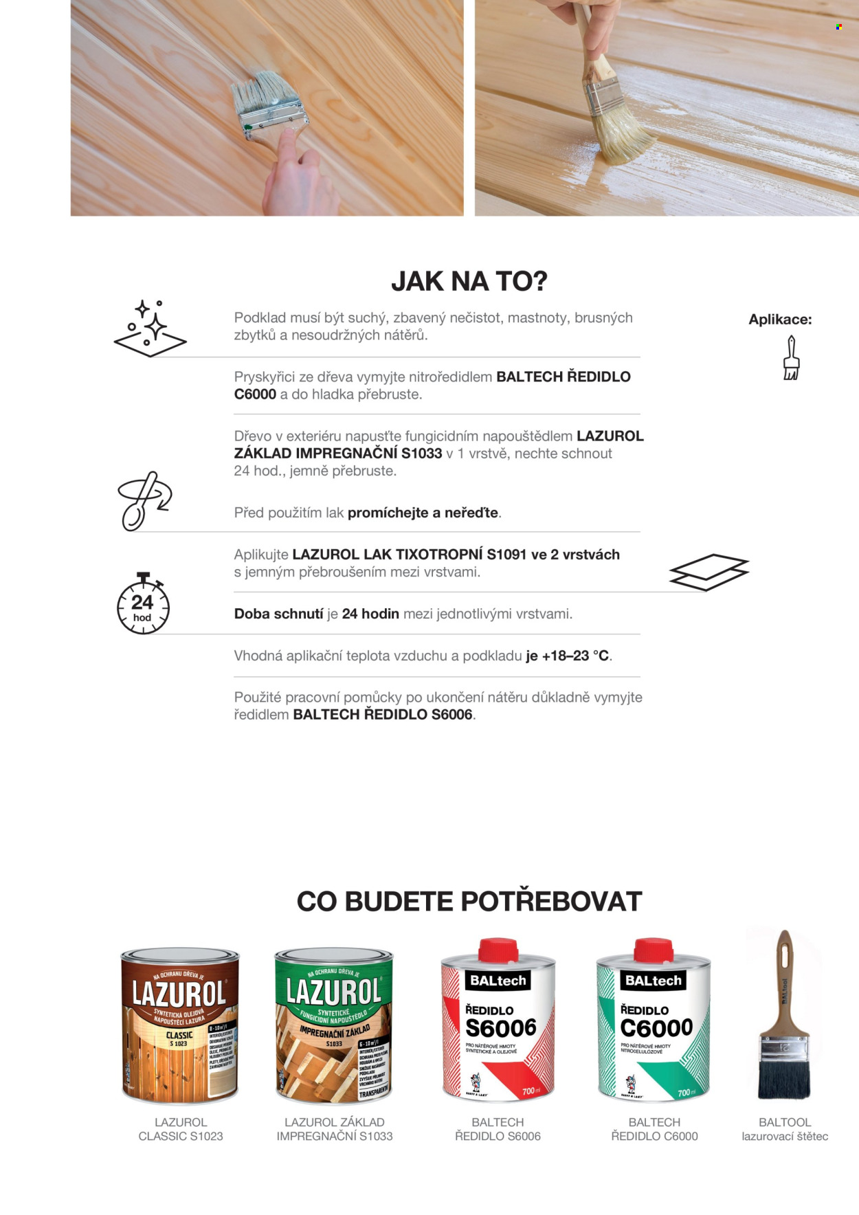 Leták Barvy a laky. Strana 38