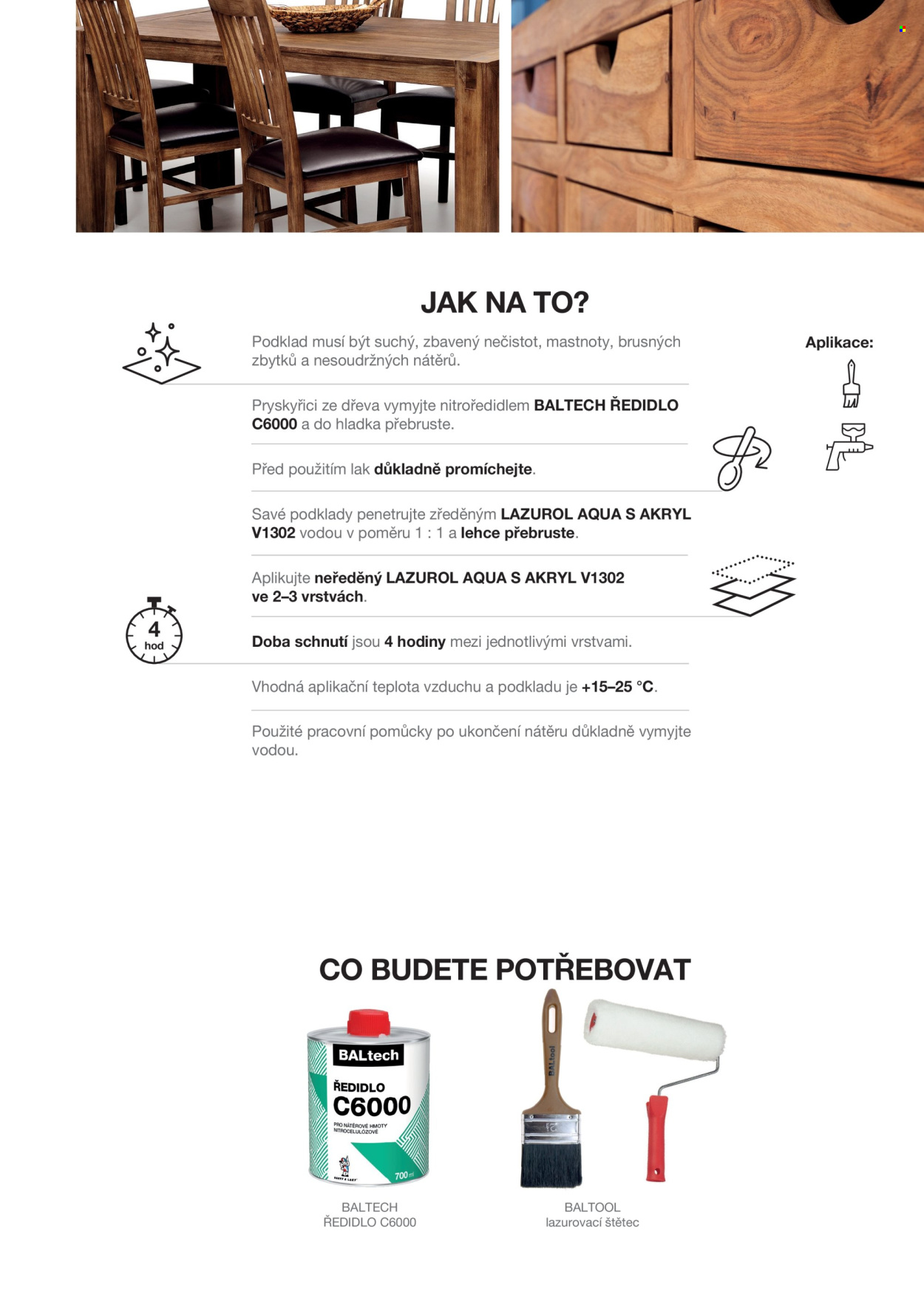 Leták Barvy a laky. Strana 54