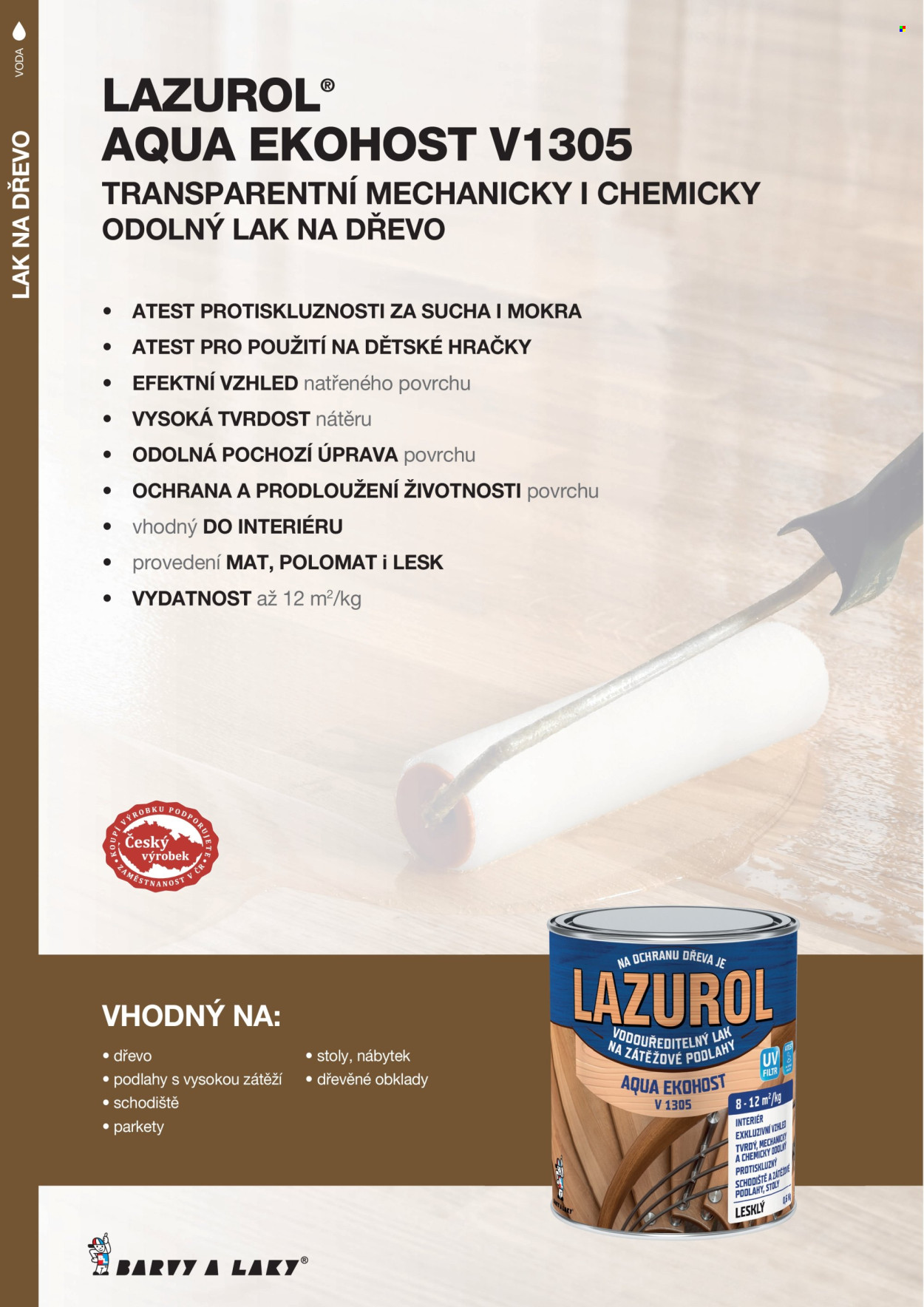 Leták Barvy a laky. Strana 65