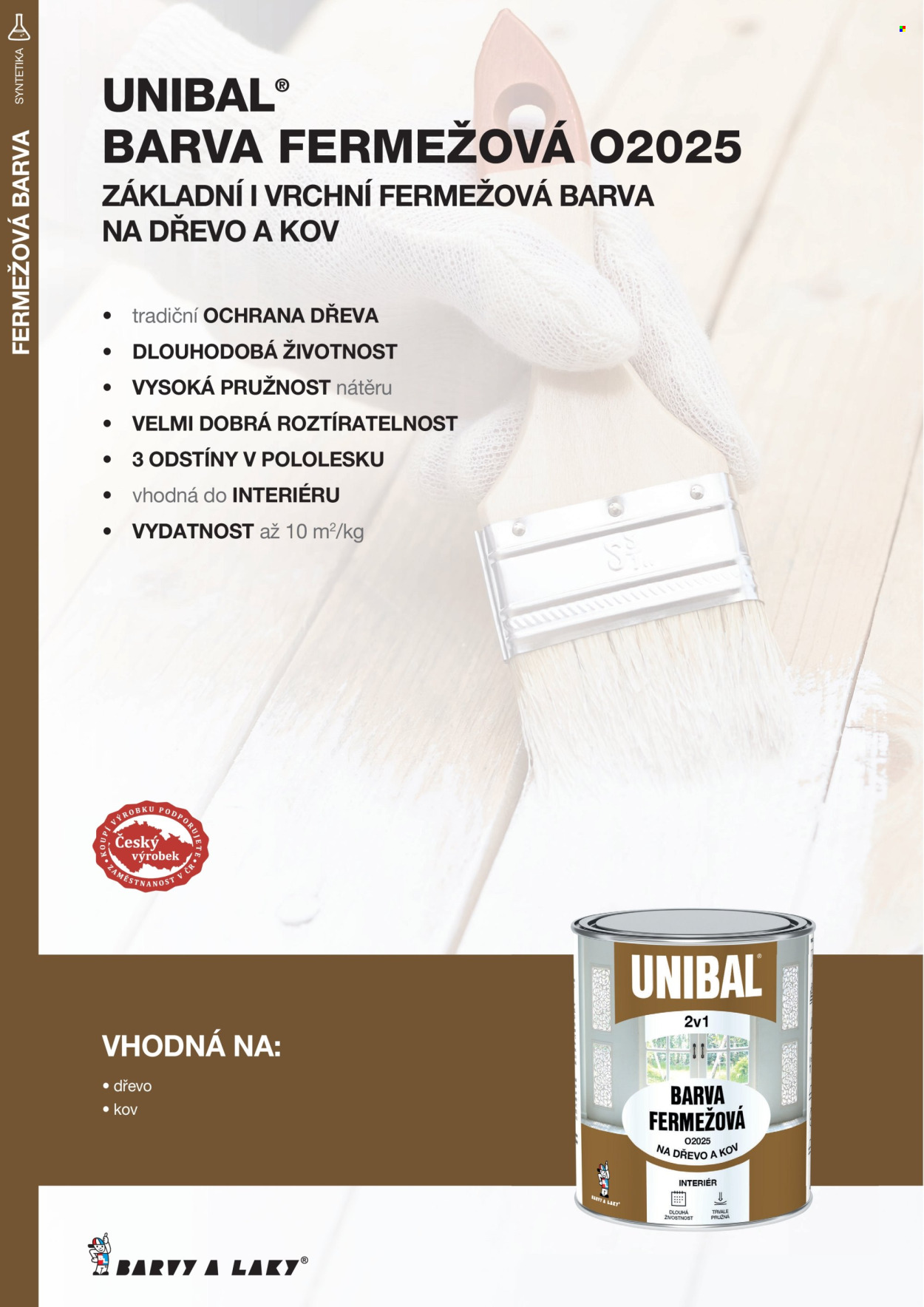 Leták Barvy a laky. Strana 101