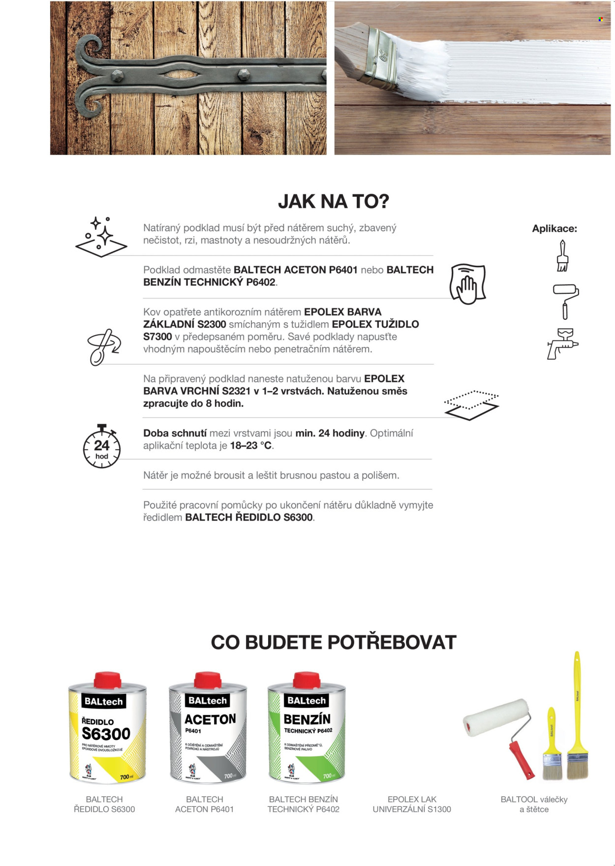 Leták Barvy a laky. Strana 15