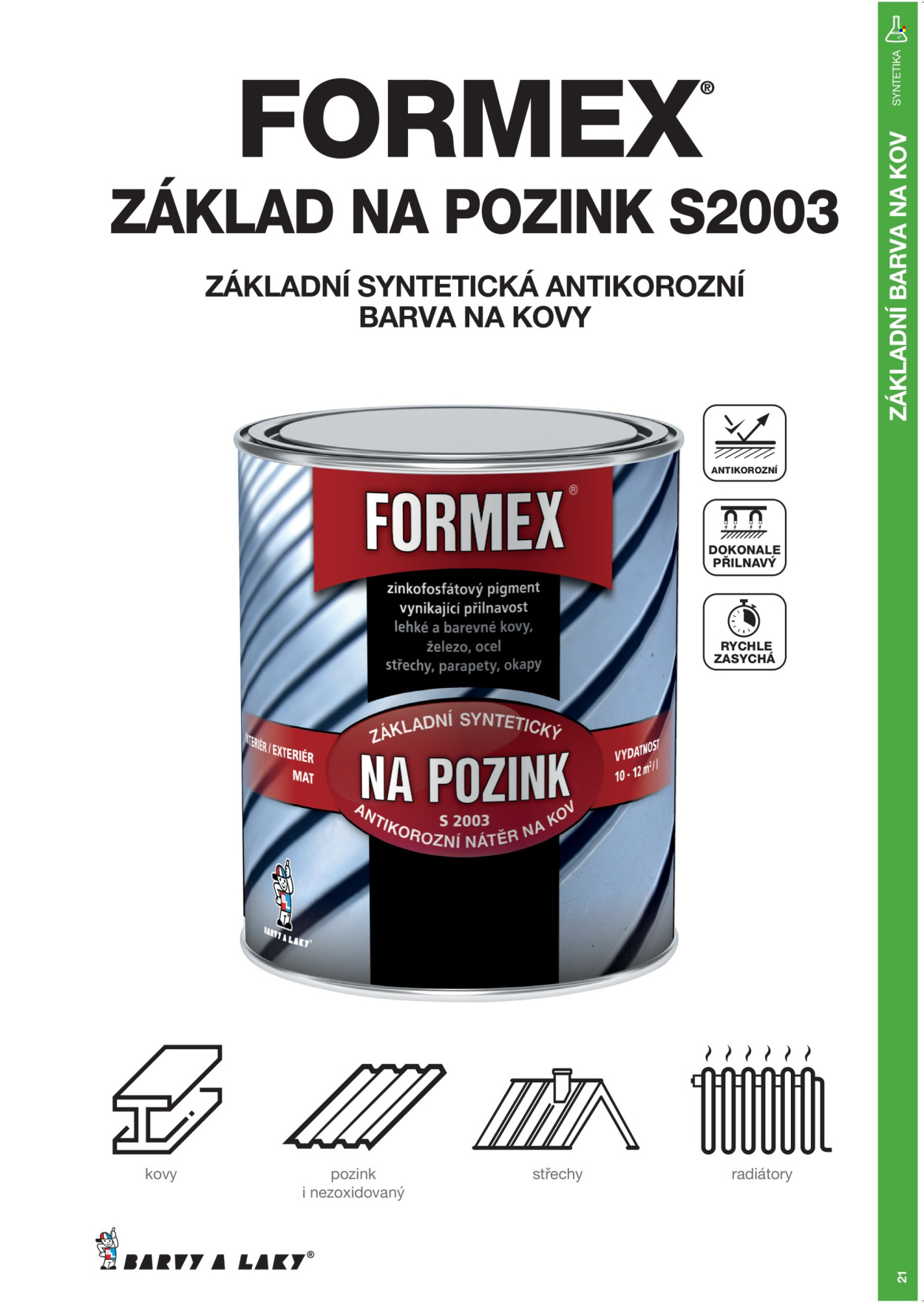 Leták Barvy a laky. Strana 21