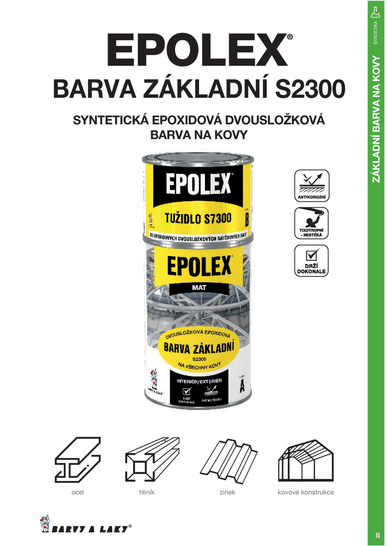 Leták Barvy a laky. Strana 25