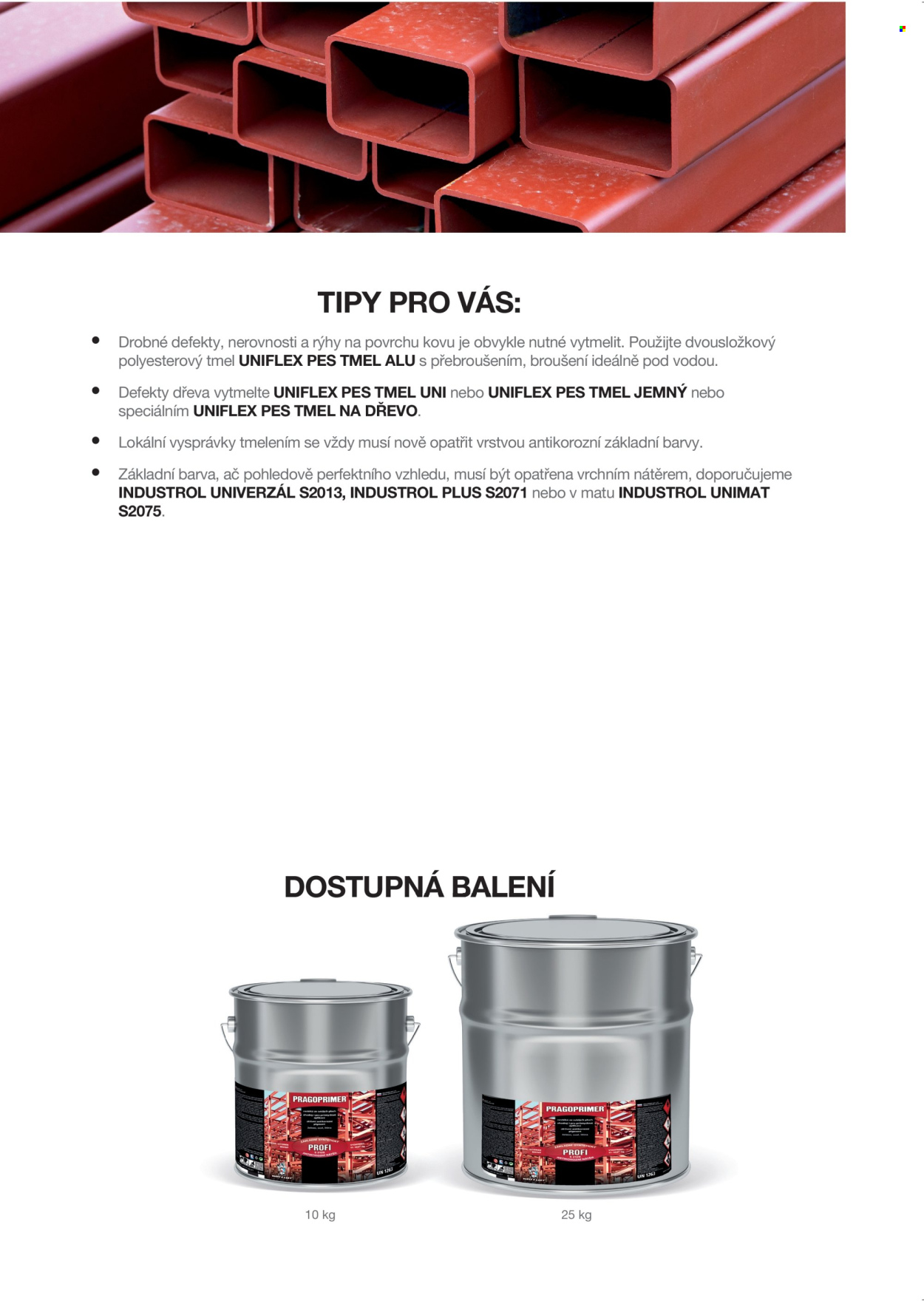 Leták Barvy a laky. Strana 32