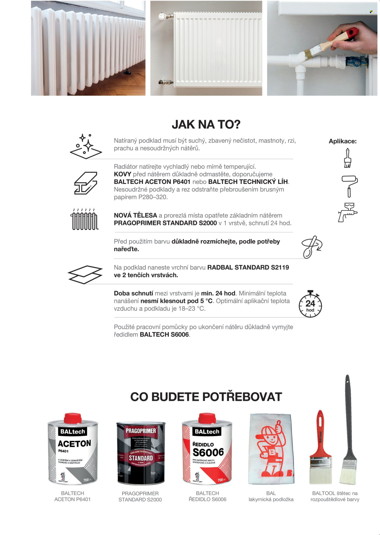 Leták Barvy a laky. Strana 43