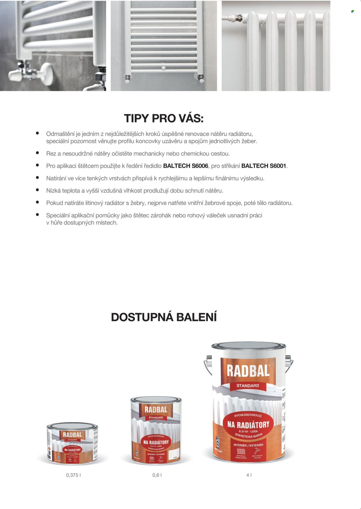 Leták Barvy a laky. Strana 44