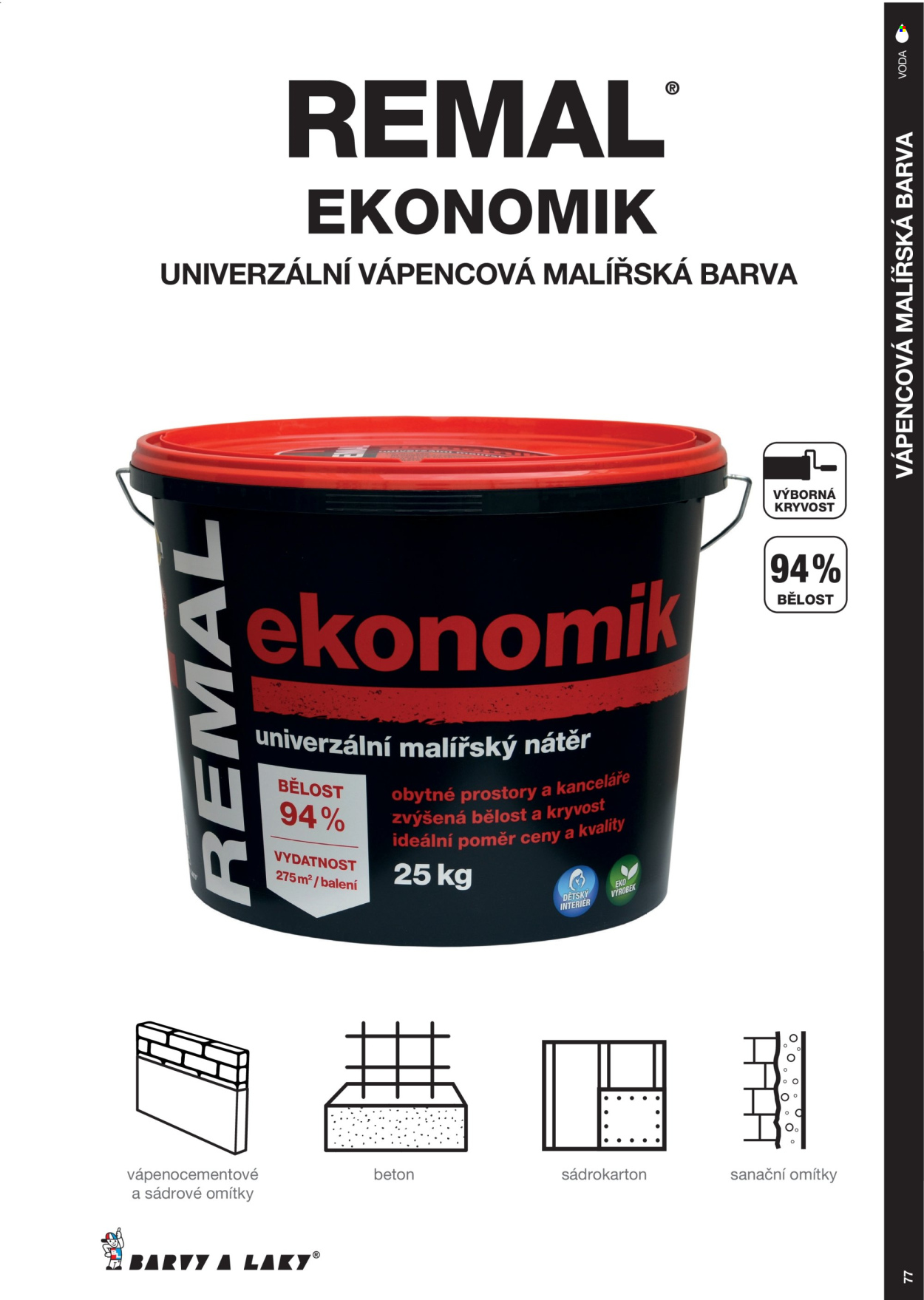 Leták Barvy a laky. Strana 9