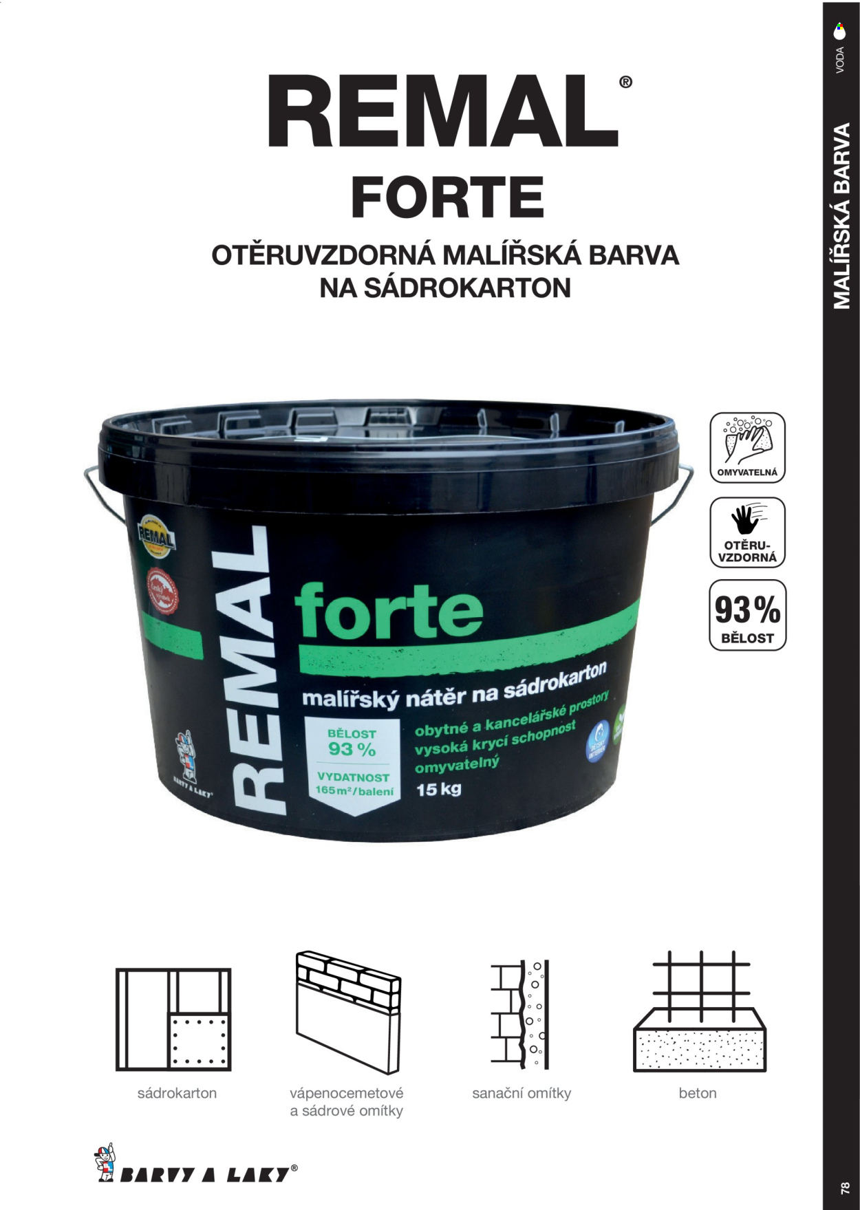 Leták Barvy a laky. Strana 13